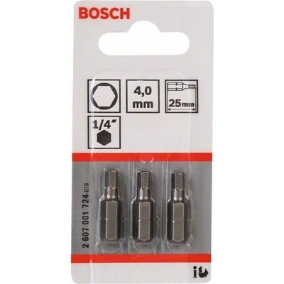 Bosch HEX 4 25 mm 3 ks 2607001724