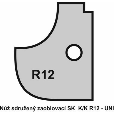 VBD zaoblovací sdružená, K/K R12 - UNI