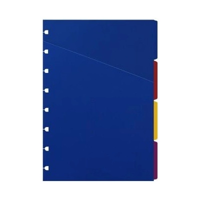 Filofax Notebook, náplň A5, rozřazovač, mix barev