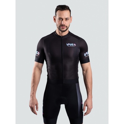 LAUF cyklistický set dres a kraťasy čierny unisex