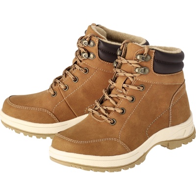 esmara chlapecká kotníková obuv hnědá