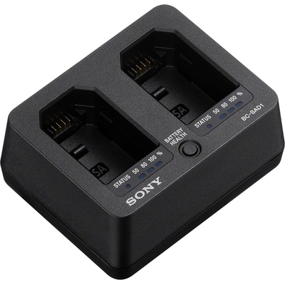 Sony BC-SAD1 | Dual battery charger for the NP-SA100 battery (compatible with the NP-SA100 of the Sony A7 RVI)