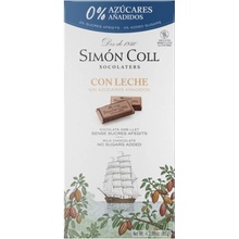 Simón Coll Mliečna čokoláda Dia s 34% kakaa bez pridaného cukru 85 g