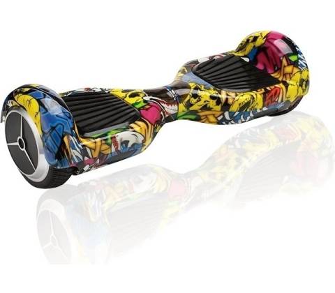 Hoverboard standard grafitty žlutý