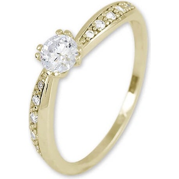 Soliter Zlatý prsteň s kryštálmi 229 001 00830 00