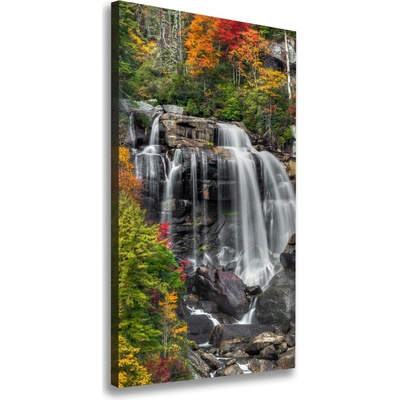Vertikálny foto obraz na plátne Vodopád jeseň 50x100 cm