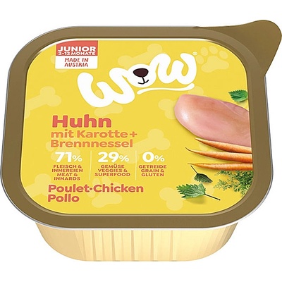 WOW Junior kura s mrkvou 150g