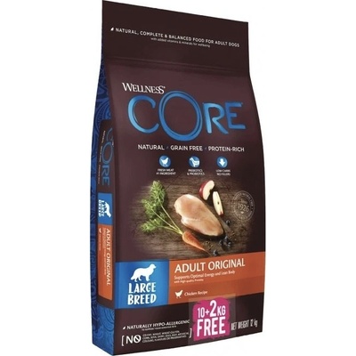 Wellness Core Adult Original Large Breed Chicken 12 kg