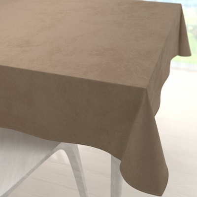 Biante Veľký zamatový štvorcový obrus Velvet Prémium SVP-034 Kávovo hnedý 240x240 cm