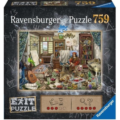 RAVENSBURGER Únikové EXIT Umělecké studio 759 dielov