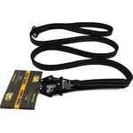 K9 Thorn Неплъзгаща се каишка с kong frog карабинер, черна (0110/16.BLK.XL)