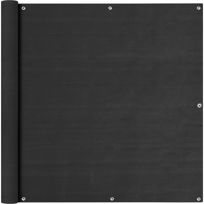Emaga Balkonová zástěna antracitová 120 x 600 cm HDPE
