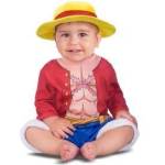 One Piece Маскировъчен костюм за бебета One Piece Luffy (2 Части) Размер 12-24 месеца