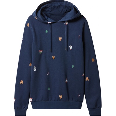 Esmara Men pánska vianočná mikina 100396159 navy modrá