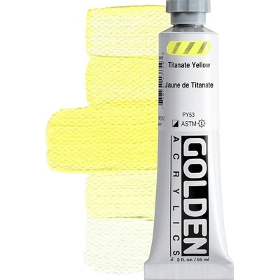 Golden Artist Colors Heavy Body АКРИЛНА боя Titaanate Yellow 59 ml 1 бр (0001375-2)