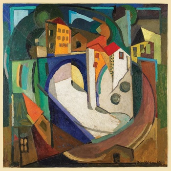 Grafika - Puzzle Albert Gleizes - Paysage, 1914-1915 - 1 000 piese