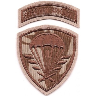 ALFA TACTICAL Nášivka Speciální brigáda poušť (B-16)