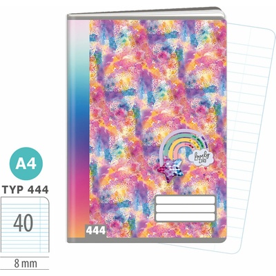 ARGUS Zošit A4 TYP 444 Rainbow Ella