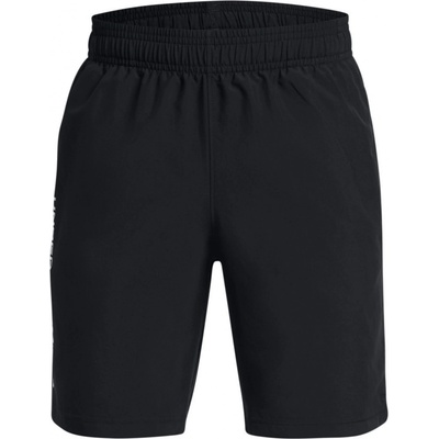Under Armour B TECH WOVEN WORDMARK SHORTS černé 1383341-001
