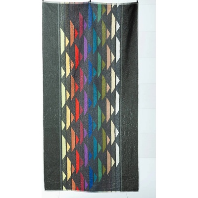 Veba Plážová osuška ZARA Barevné trojúhelníky 75 x 150 cm