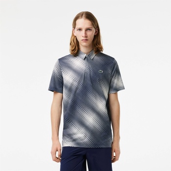 Image 1 of Lacoste Блуза с яка Lacoste Men's Short-Sleeve Performance Polo Shirt - Flour/Navy Blue