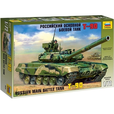 Zvezda T 90 Russian Main Battle Tank 1:72