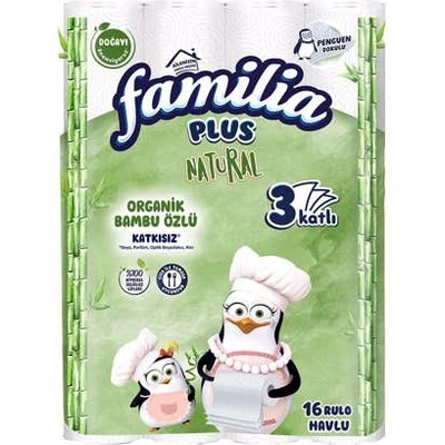 Familia Кухненска ролка Natural трипластова 16бр