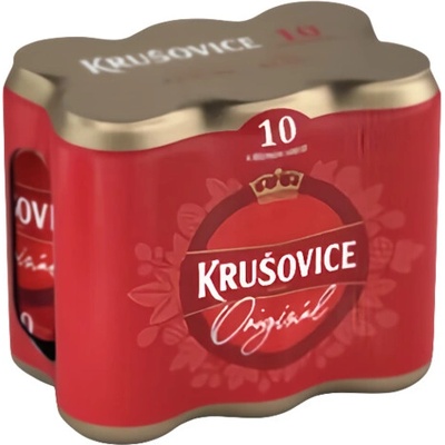 Krušovice Královský originál pivo 10° 6 x 0,5 l (plech)