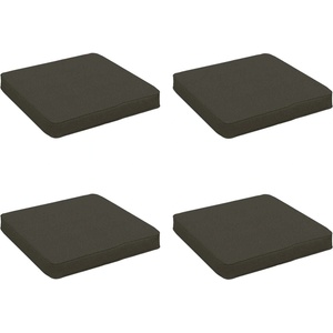 vidaXL Кушони за сядане, 4 броя VUGHT 4 pcs 100% полиестер Антрацит (946218)