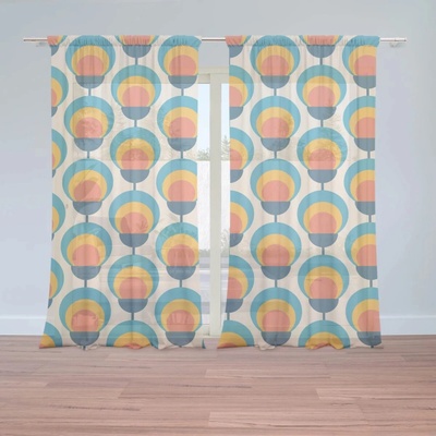 Sablio Záclony Dúhové spektrum: 2ks 150x250cm