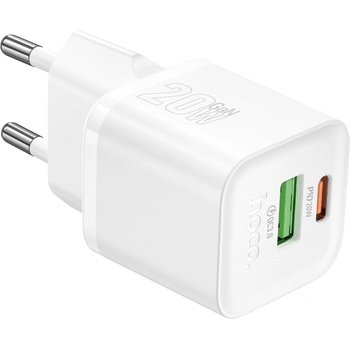 hoco. N65 Ingenious PD20W+QC3.0 USB-C, USB-A зарядно устройство (ЕС)
