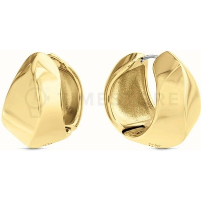 Calvin Klein Moderné pozlátené náušnice Sculpted 35000820