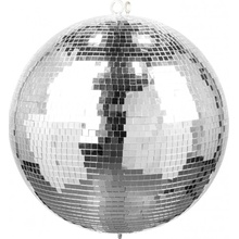 Disco zrcadlová koule 30cm s pohonem a LED osvětlením Fuzzix