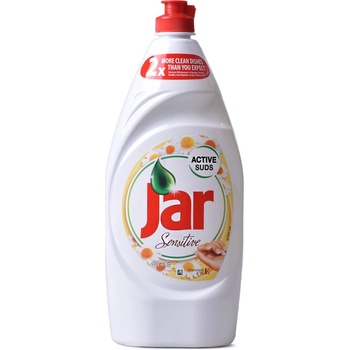 Jar Sensitive prostriedok na umývanie riadu Chamomile & Vitamin E 900 ml