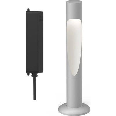 Louis Poulsen Градинска лампа Flindt LED 3000K с анкерно закрепване и адаптер 34, 5 см сива (5747402681)