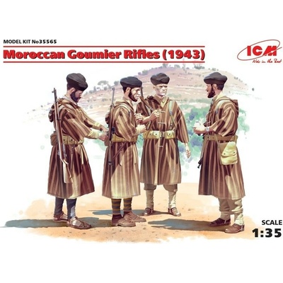 ICM Moroccan Goumier Rifles 1943 WW2 1:35