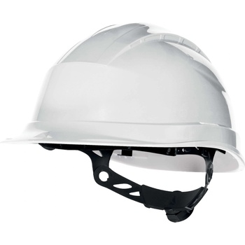 Delta Plus Delta quartz up iii / Предпазна каска с къс визьор - бяла Регулируема (quarup3bc)
