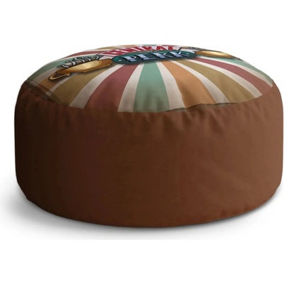 Sablio Taburet Circle Seriál přátelé CENTRAL PERK Abstrakce: 38x48 cm
