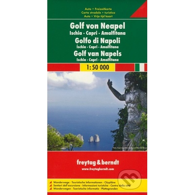 Automapa Neapolský záliv-Ischie-Capri-Amalfi