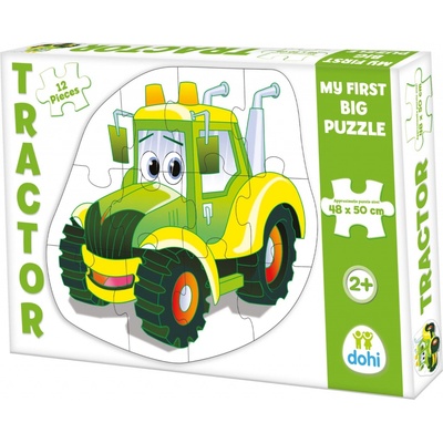 DOHÁNY Podlahové obrysové Traktor 12 dílků