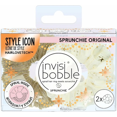 Invisibobble Sprunchie Time to Shine Bring on the Night - Gumička do vlasů 2 ks