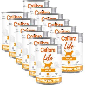 Calibra Dog Life Пуйка с Ябълки 12 x 400 г