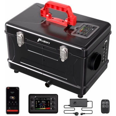 Hcalory TC2S Toolbox compact 2S– nezávislé 8kW dieselové topení, 12V/24V/220V, nádrž 5L, APP TC2S Black – Hledejceny.cz