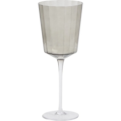 Kave Home Šedá sklenice na víno Clarien 395 ml