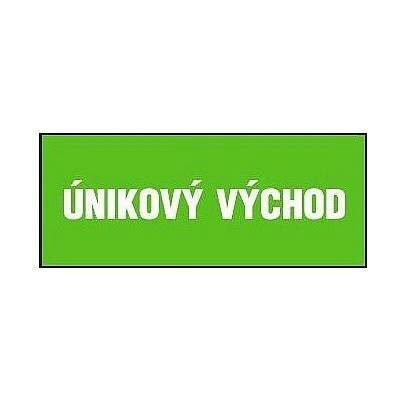 OPP Tabulka - Únikový východ, samolepka 210x87mm TAB317810