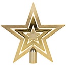 MagicHome Ozdoba 1 ks 19,5 cm hviezda na vianočný stromček Farba: strieborná