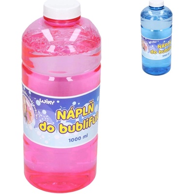 Náplň náhradní do bublifuku 1 litr plastová láhev 2 barvy