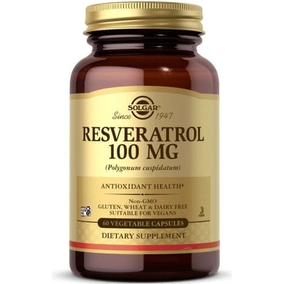 Solgar resveratrol 100 mg 60 kapslí