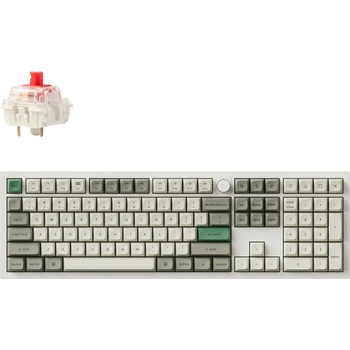 Keychron Q6 Max QMK Shell White Gateron Jupiter Red (Q6M-P1)