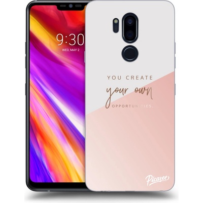 Púzdro Picasee silikónové LG G7 ThinQ - You create your own opportunities čiré